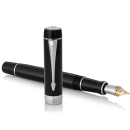 Ручка перьевая Parker DUOFOLD Classic Black СT FP18 F