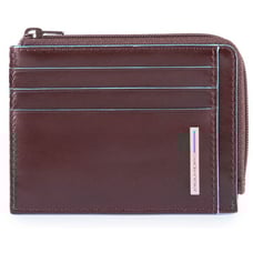 Картхолдер з монетницею Piquadro BLUE SQUARE (B2) Cognac PP4822B2R_MO