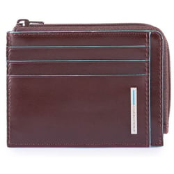 Картхолдер з монетницею Piquadro BLUE SQUARE (B2) Cognac PP4822B2R_MO