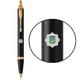 Набор: ручка шариковая Parker IM SPECIAL Black GT BP Эмблема МВД + блокнот Parker + подарочная коробка