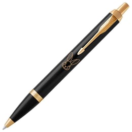 Ручка кулькова Parker IM ZODIAC Black GT BP Кролик