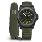 Чоловічий годинник Victorinox Swiss Army I.N.O.X. Automatic V242021.1 + ніж Spartan