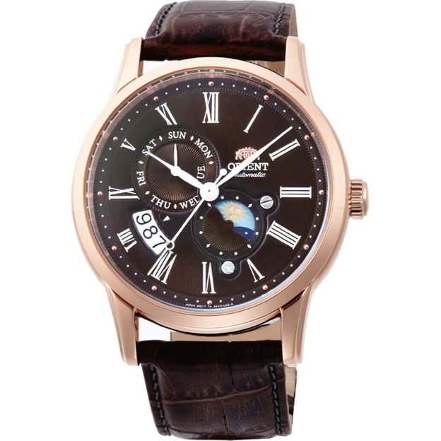 Часы 42,5 мм Orient SUN & MOON RA-AK0009T10B