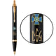 Ручка шариковая Parker IM SPECIAL Black GT BP Эмблема ВСУ + Трезубец ЗСУ
