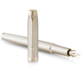 Ручка перьевая Parker IM Professionals Monochrome Champagne FP F