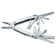 Мультитул Victorinox SWISSTOOL SPIRIT XC 3.0227.L + коричневий шкіряний чохол