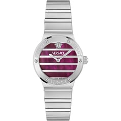 Жіночий годинник Versace GRECA LOGO PEARL Vre0s00125