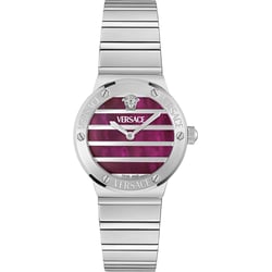 Жіночий годинник Versace GRECA LOGO PEARL Vre0s00125