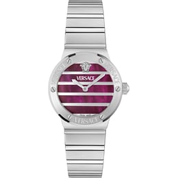 Жіночий годинник Versace GRECA LOGO PEARL Vre0s00125