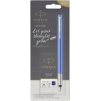 Ручка перьевая Parker VECTOR Blue FP M + Картриджи Parker Quink /5шт (блистер)