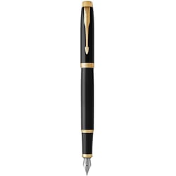 Ручка перьевая Parker IM Black GT FP M