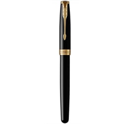 Ручка перьевая Parker SONNET Black Lacquer GT FP F
