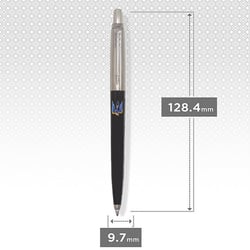Ручка шариковая Parker JOTTER Originals UKRAINE Black CT BP Трезубец-Ласточка