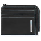 Картхолдер с монетницей Piquadro BLUE SQUARE (B2) Black PP4822B2R_N