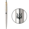 Ручка кулькова Parker JOTTER UKRAINE Stainless Steel GT BP Тризуб Сокіл