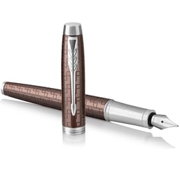 Ручка перова Parker IM Premium Brown CT FP F