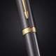 Ручка перова Parker IM Grey Lacquer GT FP F