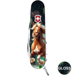 Швейцарський складаний ніж 91мм Victorinox CLIMBER ZODIAC Кінь-переможець 1.3703.3.Z5300pk