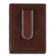 Картхолдер із затискачем для банкнот Piquadro BLUE SQUARE (B2) Cognac PP3893B2_MO