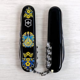 Швейцарский складной нож 91мм Victorinox HUNTSMAN UKRAINE 1.3713.3.T1370u