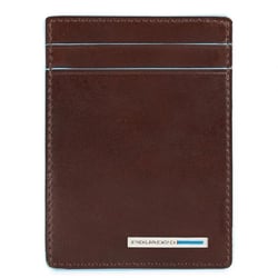 Картхолдер із затискачем для банкнот Piquadro BLUE SQUARE (B2) Cognac PP3893B2_MO