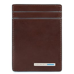Картхолдер із затискачем для банкнот Piquadro BLUE SQUARE (B2) Cognac PP3893B2_MO