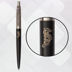 Ручка шариковая Parker JOTTER ZODIAC Bond Street Black CT BP Деревянный Дракон