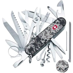 Швейцарский складной нож 91мм Victorinox SWISSCHAMP ARMY Пиксель синий с крас. лого 1.6795.3.W3943p