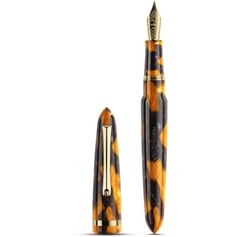 Ручка перова Montegrappa VENETIA Havana Amber GT FP F ISVEN2AO
