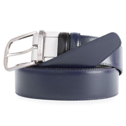 Ремінь двосторонній Piquadro CINTURA Black-Blue CU3049C11_NB