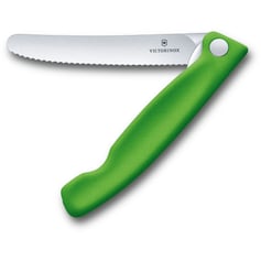 Нож кухонный складной 11 см (серрейтор) Victorinox SWISS CLASSIC Paring 6.7836.F4B