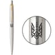 Ручка кулькова Parker JOTTER UKRAINE Stainless Steel GT BP Тризуб войовничий