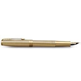 Ручка перова Parker SONNET SE Cisele Gold GT FP18 F + оксамитовий чохол