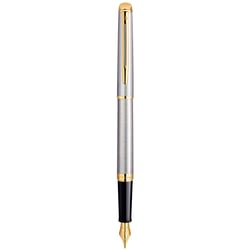 Ручка перова Waterman HEMISPHERE Stainless Steel GT FP F