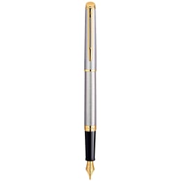 Ручка перова Waterman HEMISPHERE Stainless Steel GT FP F