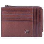 Картхолдер з монетницею Piquadro BLUE SQUARE (B2S) D.Brown PU1243B2SR_TM