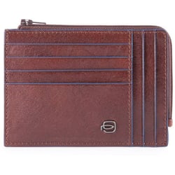 Картхолдер з монетницею Piquadro BLUE SQUARE (B2S) D.Brown PU1243B2SR_TM