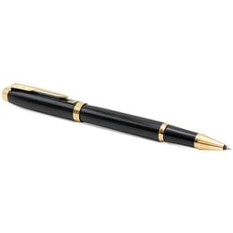 Ручка роллерная Parker IM UKRAINE Black GT RB Трезубец на колпачке