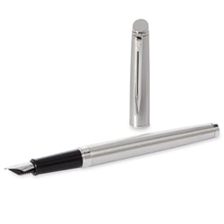 Ручка перьевая Waterman HEMISPHERE Stainless Steel CT FP F