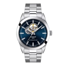 Чоловічий годинник Tissot GENTLEMAN Powermatic 80 Open Heart T127.407.11.041.01