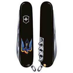 Швейцарський складаний ніж 91мм Victorinox SPARTAN UKRAINE 1.3603.3_T1230u