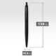Ручка шариковая Parker JOTTER XL UKRAINE Monochrome Black BT BP Трезубец
