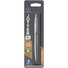 Ручка кулькова Parker JOTTER XL Monochrome Gray CT BP (блістер)
