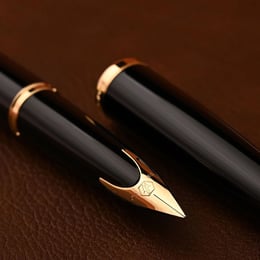 Ручка перова Waterman CARENE Black Sea GT FP18 F
