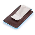 Затискач для банкнот Piquadro BLUE SQUARE (B2) Cognac PP4857B2_MO