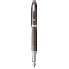 Ручка перова Parker IM Premium Brown CT FP F