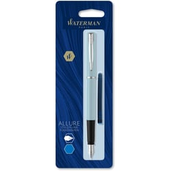 Ручка перьевая Waterman ALLURE Chrome CT FP F (блистер)