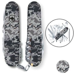 Швейцарский складной нож 91мм Victorinox SWISSCHAMP ARMY Пиксель синий 1.6795.3.W3942p