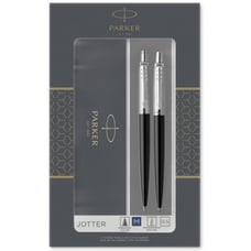 Подарунковий набір Parker JOTTER Bond Street Black CT (кулькова + олівець)