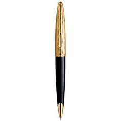 Ручка кулькова Waterman CARENE Essential Black/Gold BP